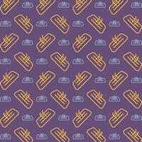 Swimming sign trendy repeating apparel pattern multicolor vector illustration background