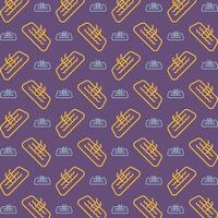 Swimming sign trendy repeating apparel pattern multicolor vector illustration background