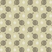 Knitting symbol multicolor decorative trendy repeating pattern vector illustration