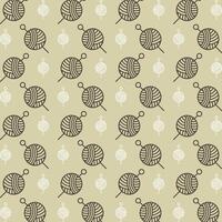 Knitting symbol multicolor decorative trendy repeating pattern vector illustration