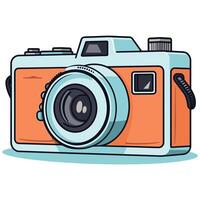 Camera icon simple vector illustration