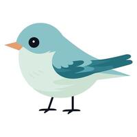 Cute bird cartoon vector illustration.