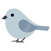 Cute bird cartoon vector illustration.