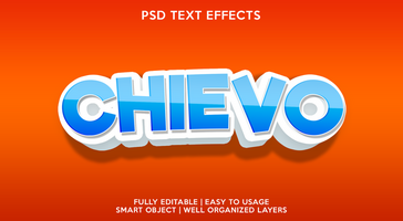 chievo text effect psd