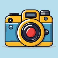 Camera icon simple vector illustration