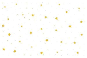 decorative golden star pattern background design vector