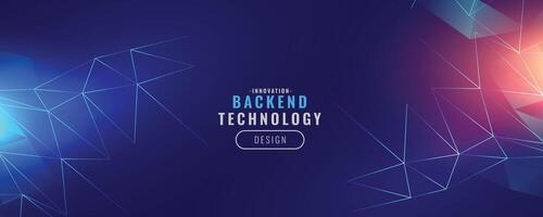 digital technology mesh lines futuristic background vector illustration