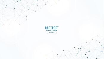 abstract geometric polygonal banner in internet connectivity concept vector