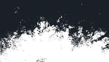 resumen negro y blanco afligido textura antecedentes vector