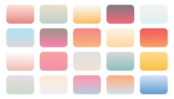 soft colorful gradients big set vector illustration