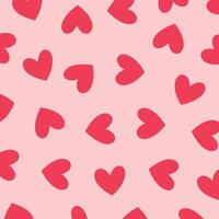 decorative love heart pattern backdrop a special message vector