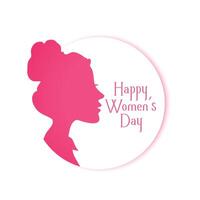 womens day greeting card design vector