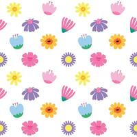 hello spring cute hand drawn abstract flower symbol object vector illustration