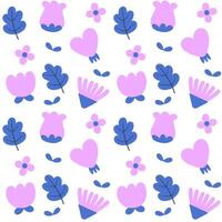 hello spring cute feminine hand drawn abstract flower symbol object white vector illustration