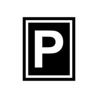 parking icon vector design template