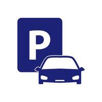 parking icon vector design template