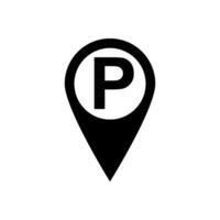 parking icon vector design template