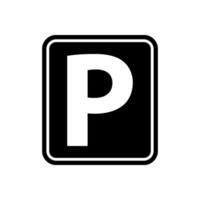 parking icon vector design template