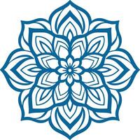 mándala redondo ornamento modelo. alheña tatuaje mándala mehndi estilo vector