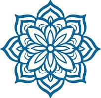 Mandala. Round Ornament Pattern. Henna tattoo mandala. Mehndi style vector