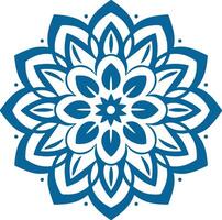 mándala redondo ornamento modelo. alheña tatuaje mándala mehndi estilo vector