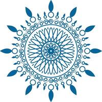 Mandala. Round Ornament Pattern. Henna tattoo mandala. Mehndi style. vector