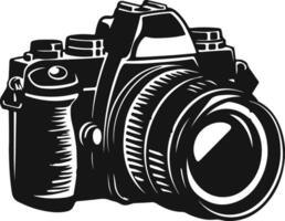 retro dslr camera vector stock illustration, Photograph camera icon