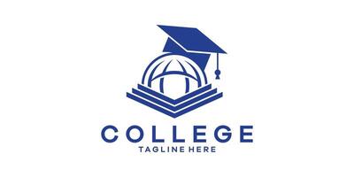 logo design for colleges, education, universities, logo design templates, symbols, creative ideas. vector