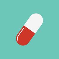 capsule vector icon, medicine icon