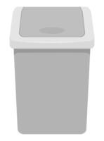 recycling bin trash bucket stock vector illustration isolated on white background