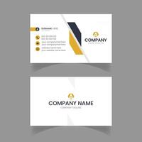 Corporate and creative business card design for personal and company vector