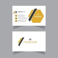 Corporate and creative business card design for personal and company vector