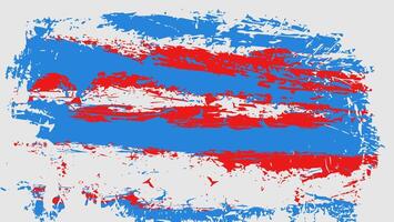 Abstract Splash Grunge Red Blue In White Background vector