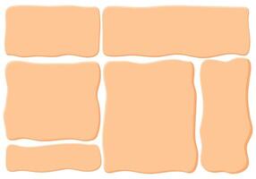 Frames for text in the style of Hand drawn. frame for text or banner for text. Vector illustration. illustration of an hand drawn background