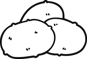 Karikatur Kartoffeln Symbol png