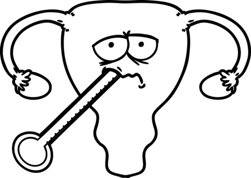 Karikatur schlecht Gebärmutter Symbol png