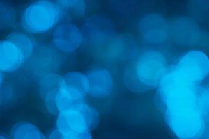 Blue Bokeh background abstract image photo