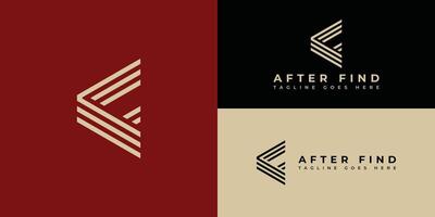 resumen inicial letra af o fa logo en oro color aislado en múltiple antecedentes colores aplicado para construcción empresa logo además adecuado para el marcas o empresas ese tener un inicial nombre ve vector