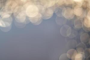 Abstract background of soft creamy bokeh circles. photo