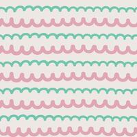 Wave curly blue lines pattern vector