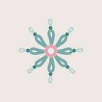 Abstract flower element vector
