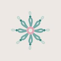 Abstract flower element vector
