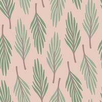 Spruce branch pattern vector