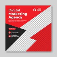 corporativo negocio márketing agencia promoción social medios de comunicación enviar diseño modelo vector