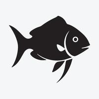 pescado icono animal logo vector