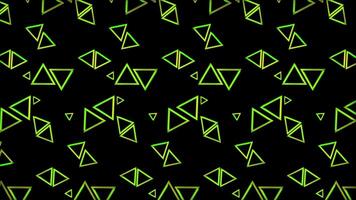 Glowing looping neon effect background, black background. video