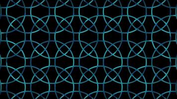 Glowing looping neon effect background, black background. video