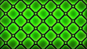 Glowing looping neon effect background, black background. video
