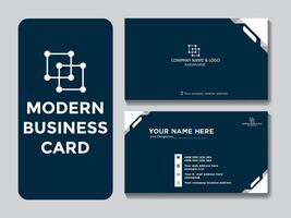 Vector professional business card design