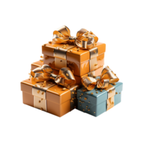 ai generato regalo scatole pila, regalo scatole pila png